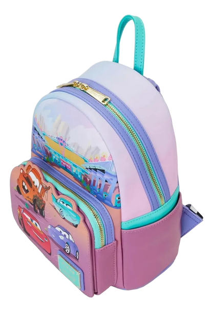 Cars Flo's V8 Café Mini Backpack Amazon Exclusive Loungefly Disney Pixar