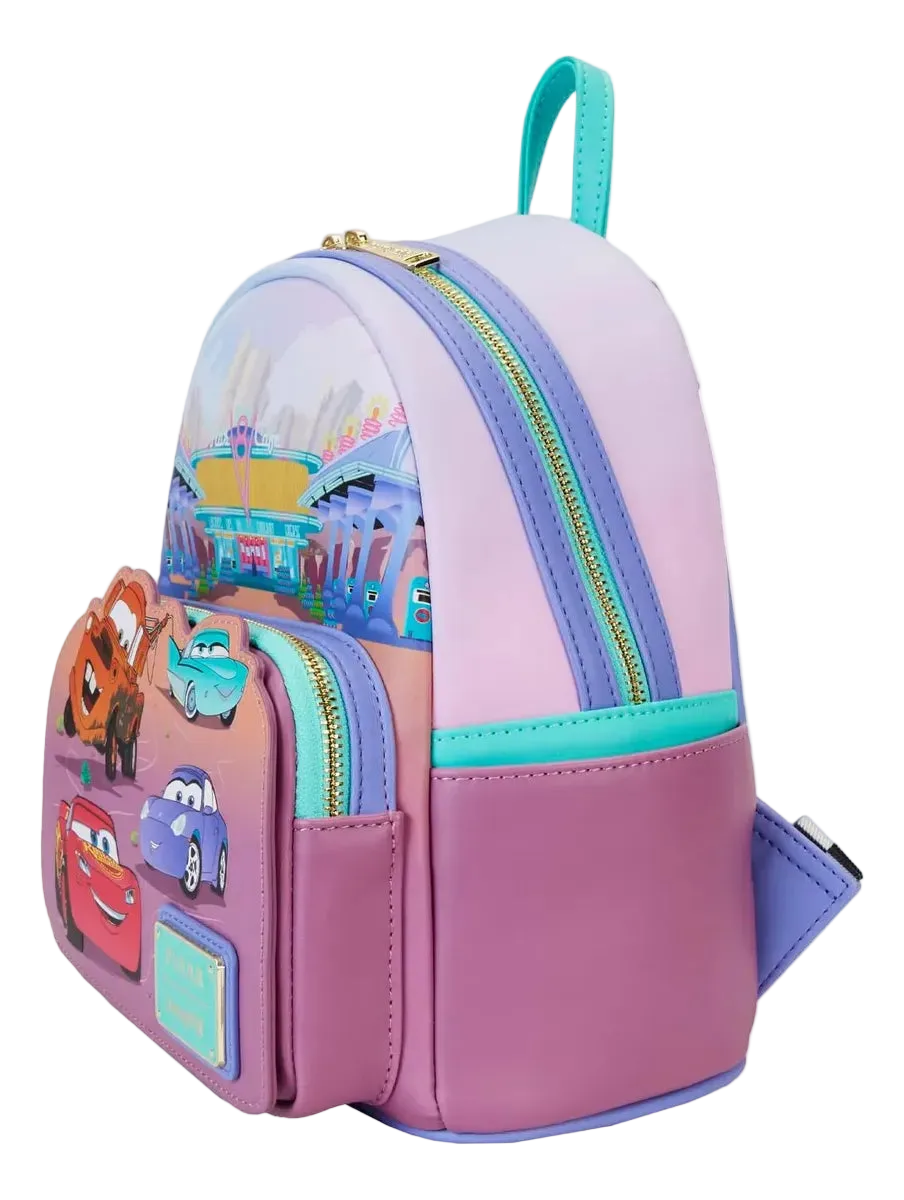 Cars Flo's V8 Café Mini Backpack Amazon Exclusive Loungefly Disney Pixar