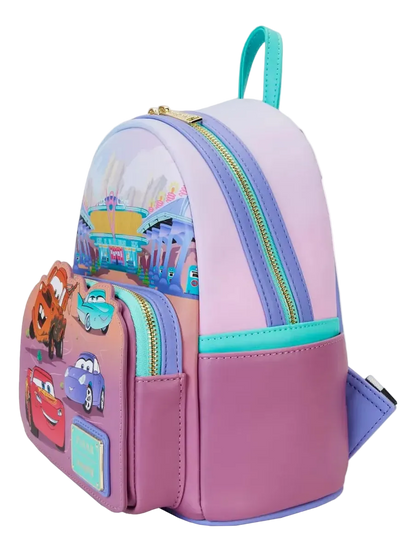 Cars Flo's V8 Café Mini Backpack Amazon Exclusive Loungefly Disney Pixar
