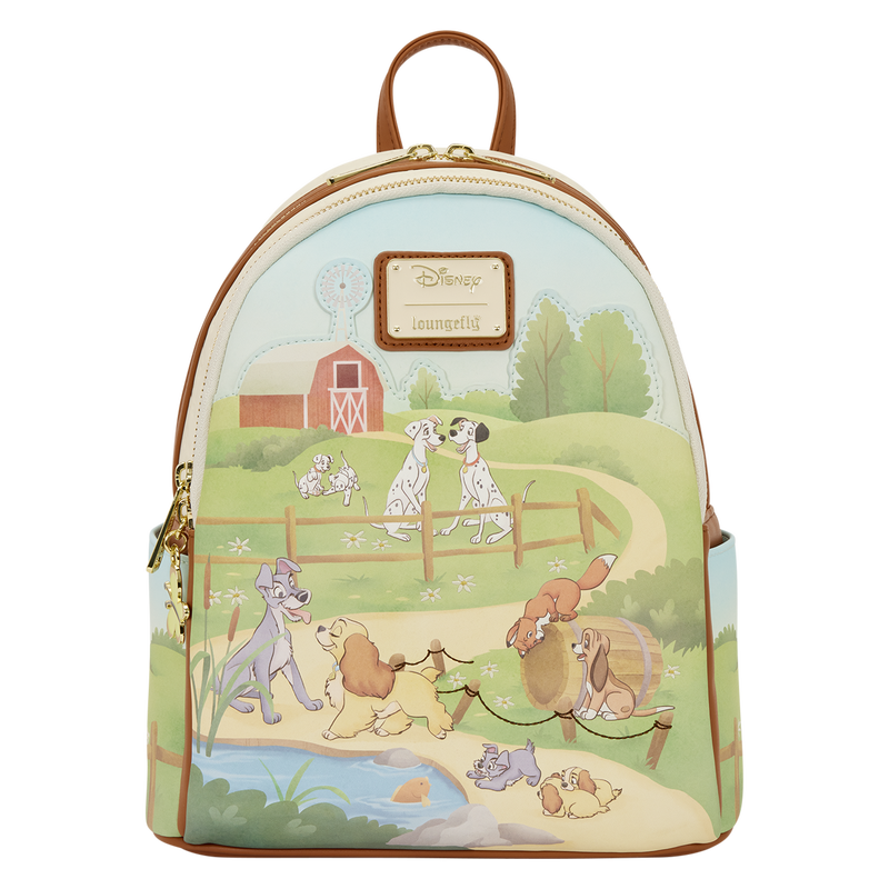 Dogs Farm House Mini Backpack