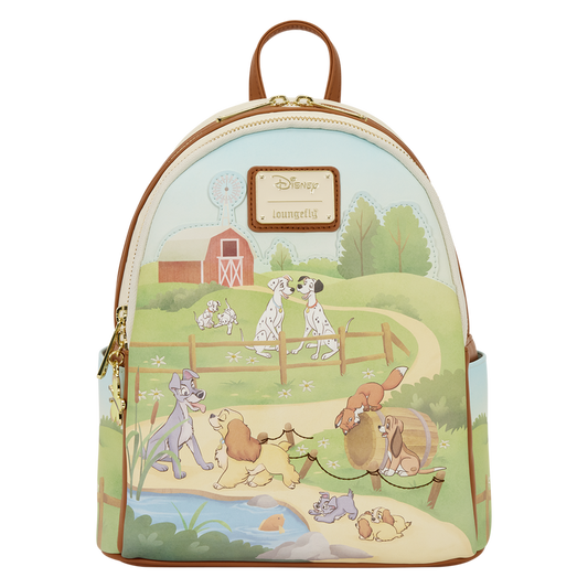 Dogs Farm House Mini Backpack