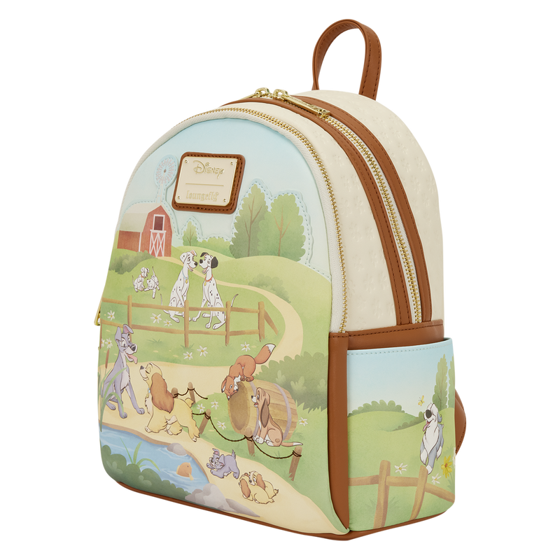 Dogs Farm House Mini Backpack