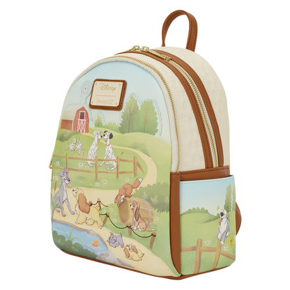 Dogs Farm House Mini Backpack