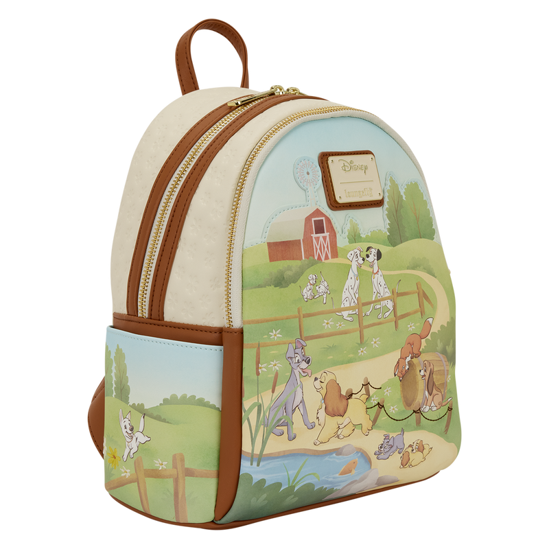 Dogs Farm House Mini Backpack
