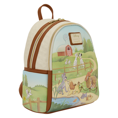 Dogs Farm House Mini Backpack
