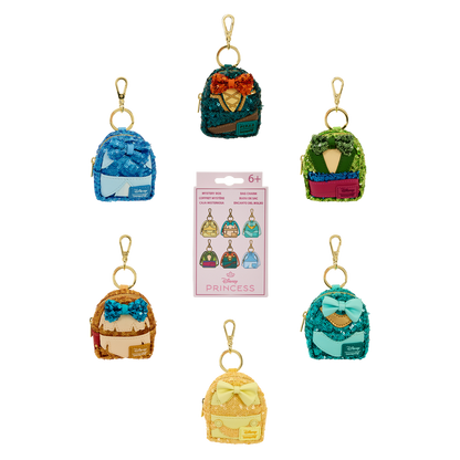 Princess Sequin Cosplay Mystery Mini Backpack Keychain Charm Wave 2 Exclusive