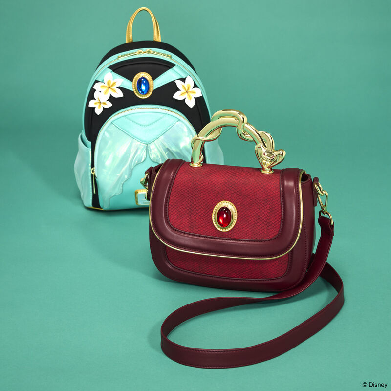 Loungefly Disney Princess Jasmine Glitter Cosplay Mini Backpack