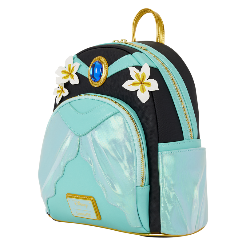 Loungefly Disney Princess Jasmine Glitter Cosplay Mini Backpack