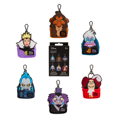 Villains Cosplay Mystery Mini Backpack Keychain Charm Loungefly Disney