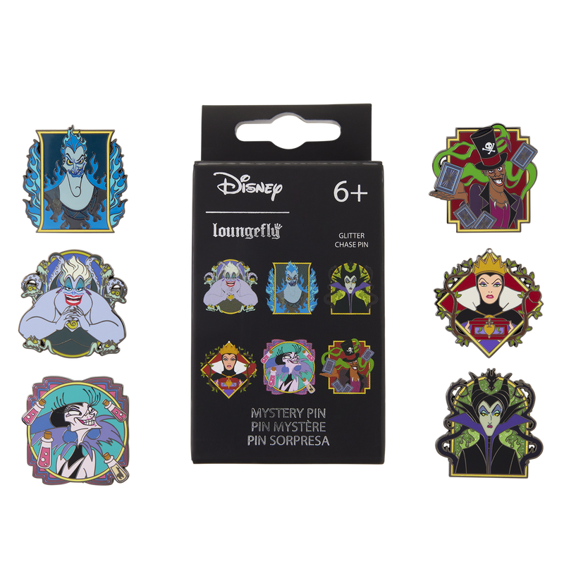 Villains Portrait Mystery Box Enamel Pin Loungefly Disney
