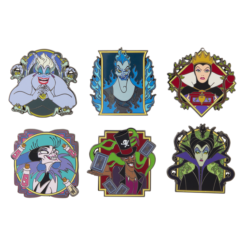 Villains Portrait Mystery Box Enamel Pin Loungefly Disney