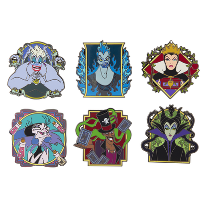 Villains Portrait Mystery Box Enamel Pin Loungefly Disney