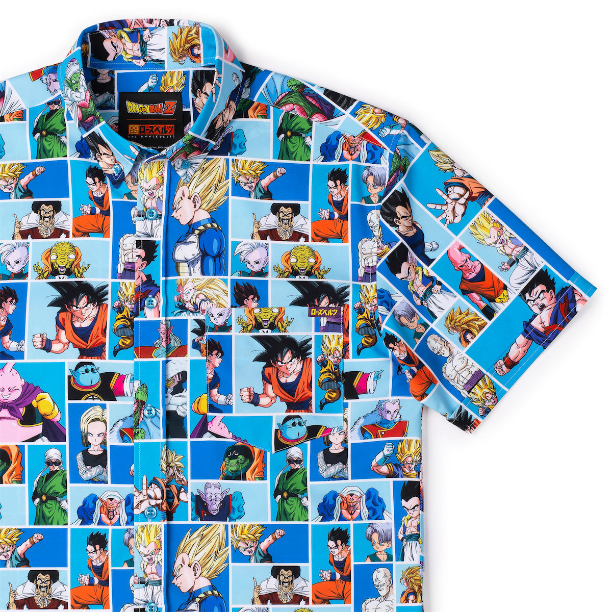 Dragon Ball Z "Dragon Ball A-Z" Button-Up Shirt