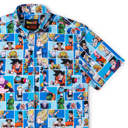 Dragon Ball Z "Dragon Ball A-Z" Button-Up Shirt