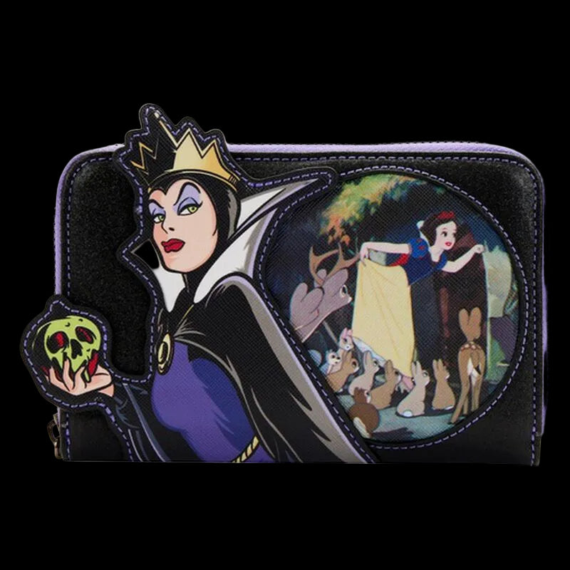 Evil Queen Villains Scenes Zip Around Wallet Loungefly Disney