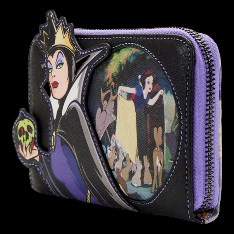 Evil Queen Villains Scenes Zip Around Wallet Loungefly Disney