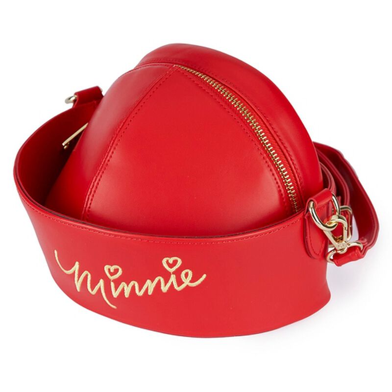Minnie Mouse Red Hat Figural Crossbody Bag