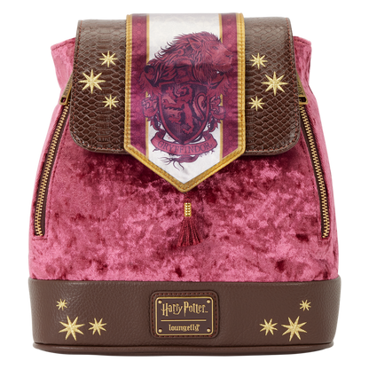 Exclusive Harry Potter Gryffindor Banner Velvet Mini Backpack