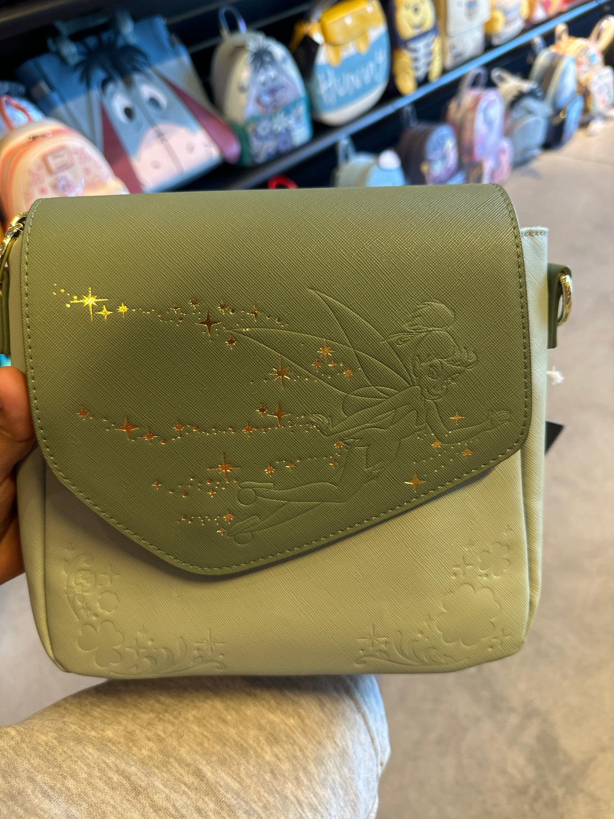 Peter Pan Tinker Bell Four-Leaf Clover Crossbody Bag - alternate view 4