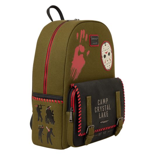 Friday the 13th Jason Camp Crystal Lake Glow-in-the-Dark Full-Size Backpack - alternate view 2
