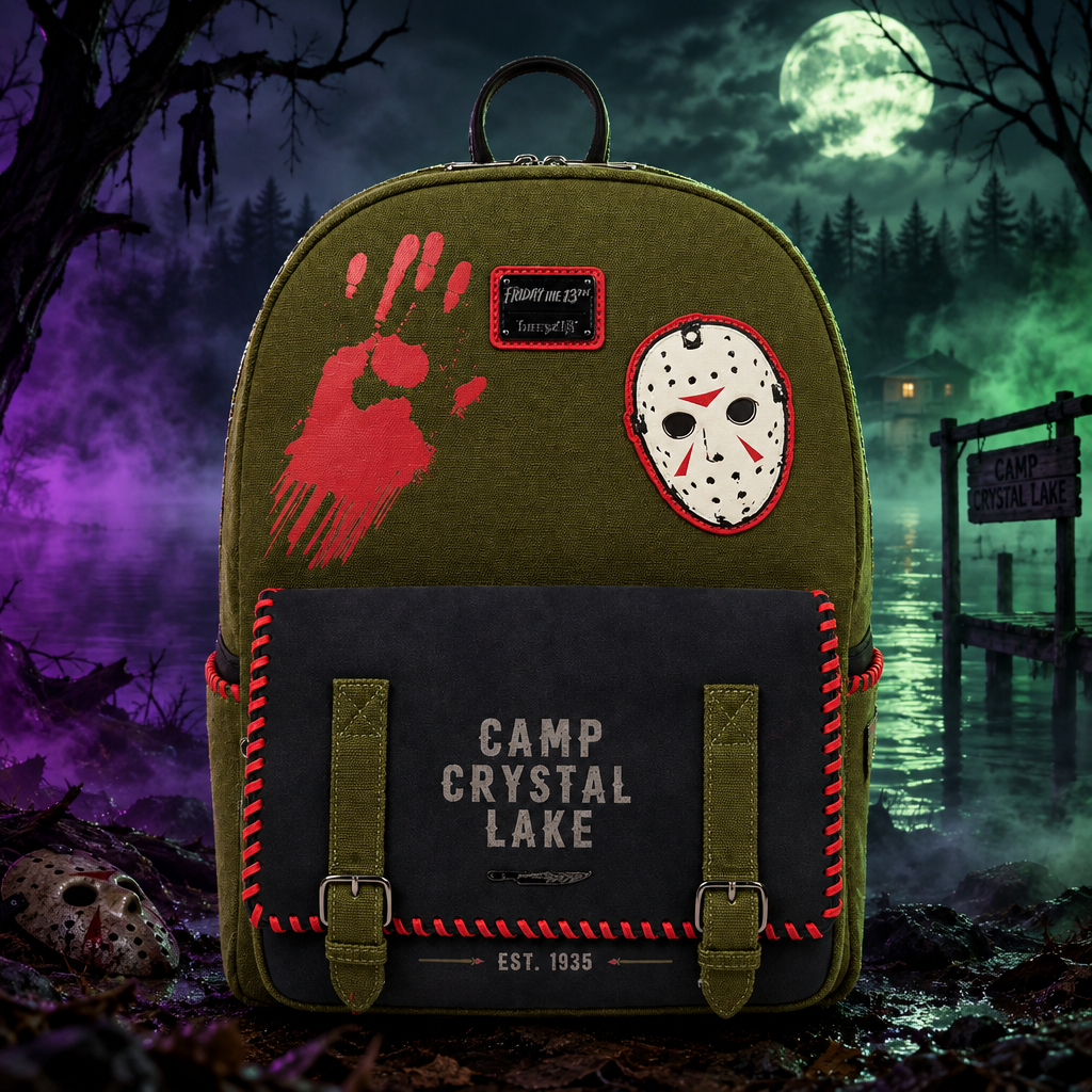 Friday the 13th Jason Camp Crystal Lake Glow-in-the-Dark Full-Size Backpack