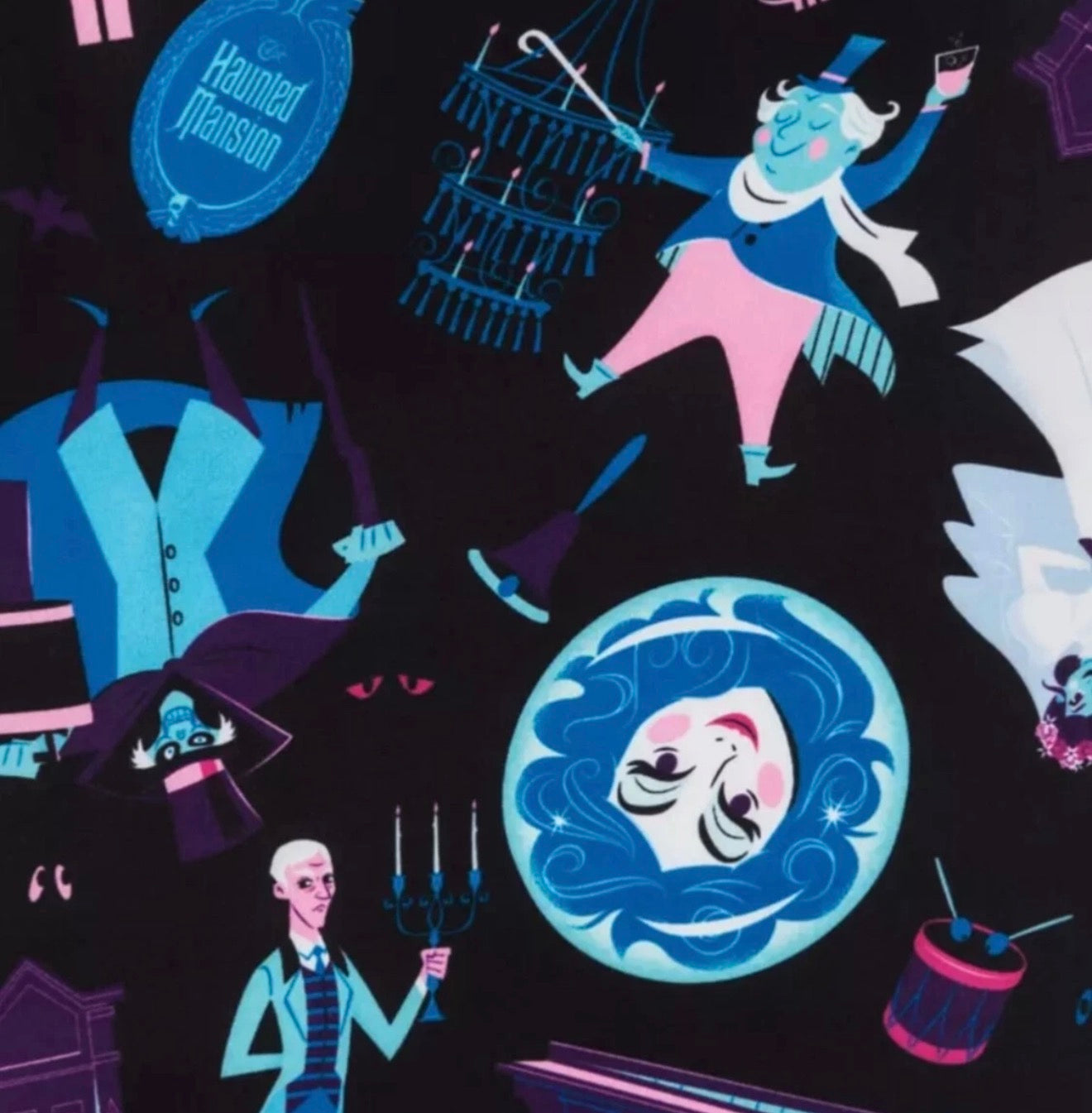 2023 DISNEY PARKS LOUNGEFLY THE HAUNTED MANSION MADAME LEOTA MINI BACKPACK