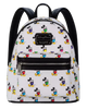 Backpack with Mickey Mouse pattern on a white background