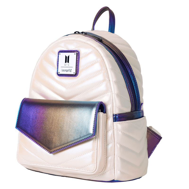 Funko Pop! By Loungefly BTS Iridescent Quilted Mini Backpack