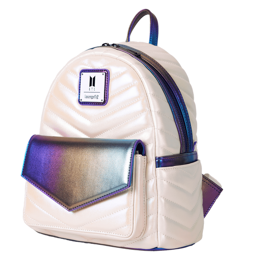 Funko Pop! By Loungefly BTS Iridescent Quilted Mini Backpack
