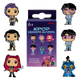 KPOP Demon Hunters figurines with packaging on a white background