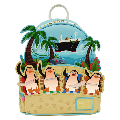 DreamWorks Madagascar Penguins Beach UV Reactive Mini Backpack