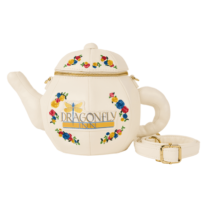 Loungefly Gilmore Girls Dragonfly Inn Figural Teapot Crossbody Bag