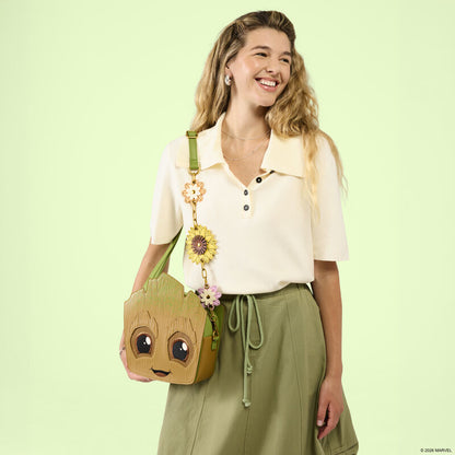 Guardians of the Galaxy Groot Floral Figural Crossbody Bag