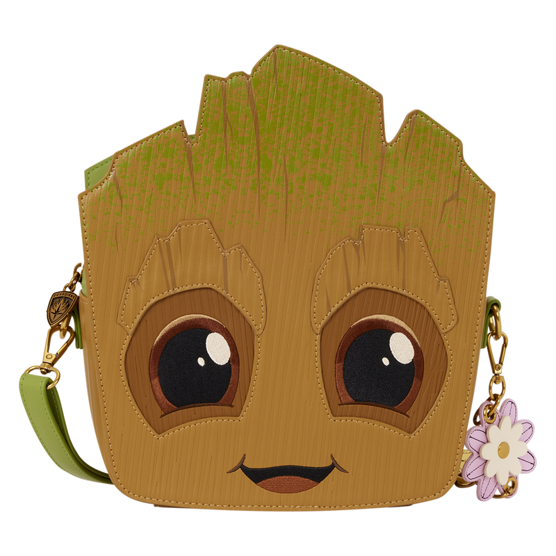 Guardians of the Galaxy Groot Floral Figural Crossbody Bag