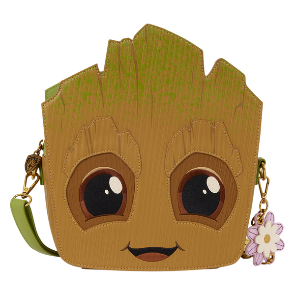 Guardians of the Galaxy Groot Floral Figural Crossbody Bag