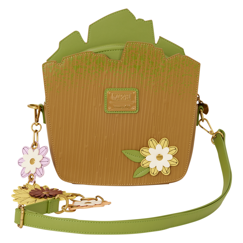 Guardians of the Galaxy Groot Floral Figural Crossbody Bag