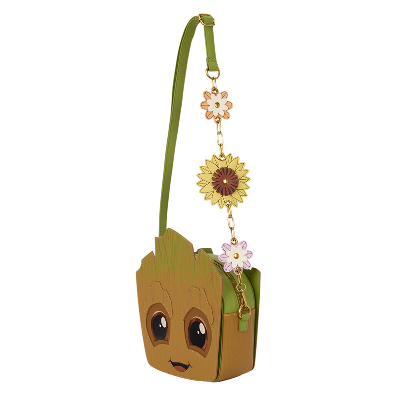 Guardians of the Galaxy Groot Floral Figural Crossbody Bag