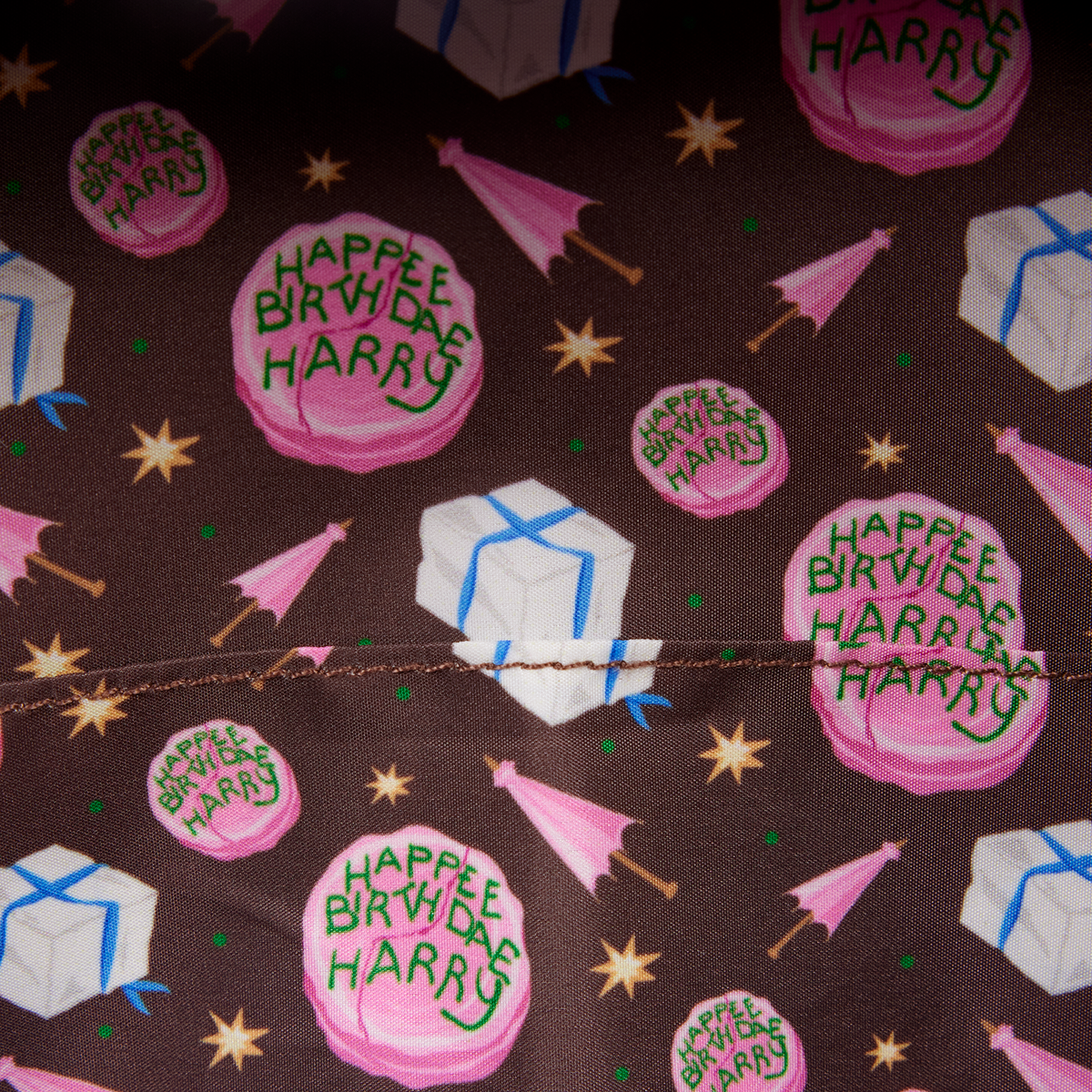 Harry Potter Birthday Cake Crossbody Bag interior