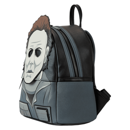 Backpack with a character design on a white background