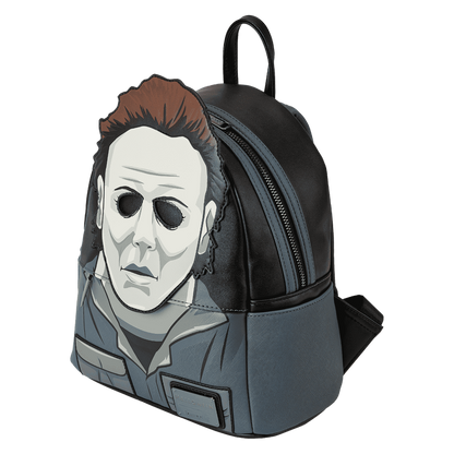 Backpack with a character design on a white background