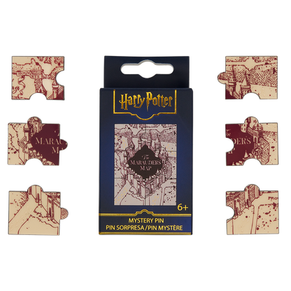 Harry Potter Exclusive The Marauder's Map Puzzle Mystery Box Pin