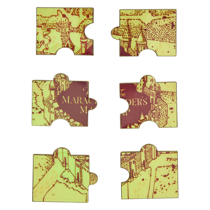 Harry Potter Exclusive The Marauder's Map Puzzle Mystery Box Pin