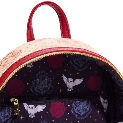 Harry Potter Hogwarts Castle Letter Pocket Mini Backpack Loungefly