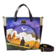 Harry Potter Hogwarts Starry Sky Convertible Backpack & Tote Crossbody Bag
