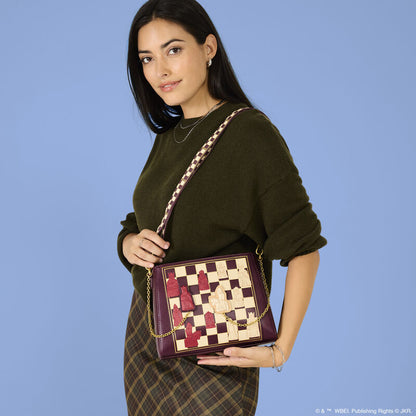 Harry Potter Wizard Chess Crossbody Bag with Playable Pieces