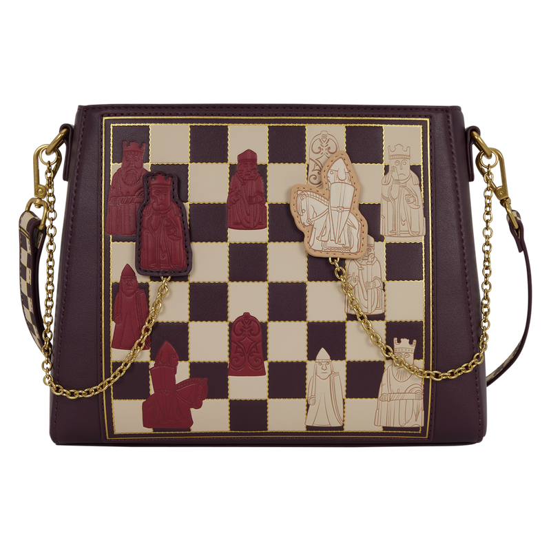 Harry Potter Wizard Chess Crossbody Bag with Playable Pieces