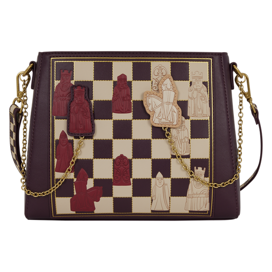 Harry Potter Wizard Chess Crossbody Bag with Playable Pieces