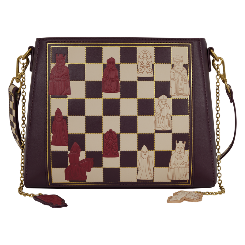 Harry Potter Wizard Chess Crossbody Bag with Playable Pieces