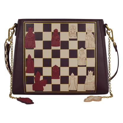 Harry Potter Wizard Chess Crossbody Bag with Playable Pieces