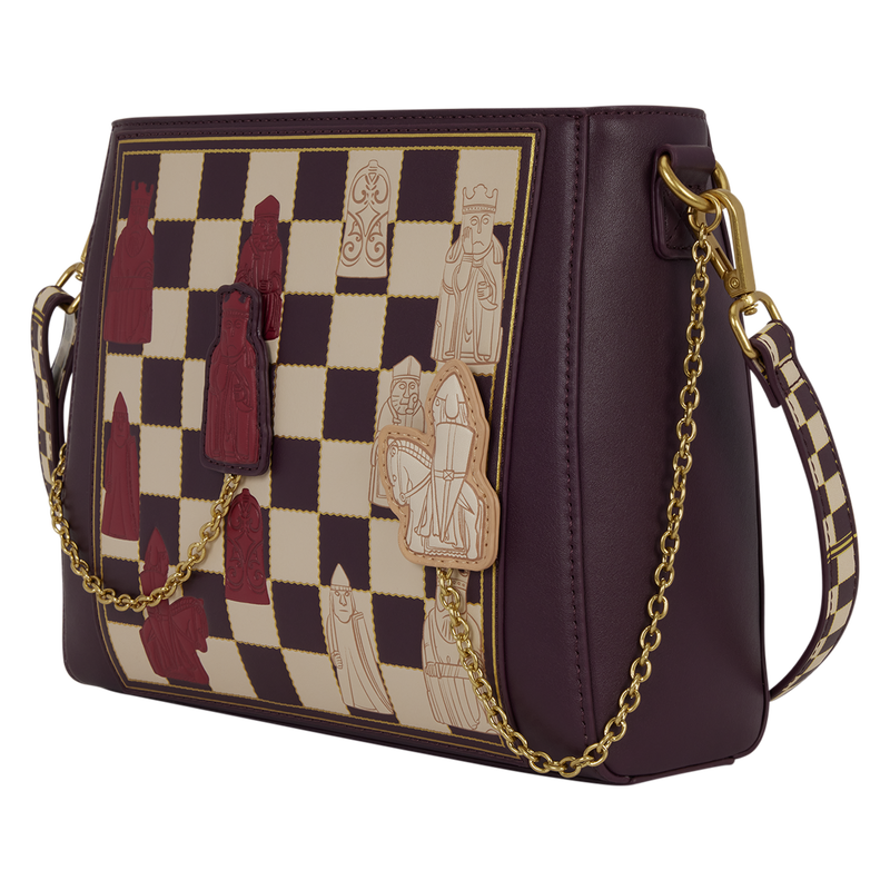 Harry Potter Wizard Chess Crossbody Bag with Playable Pieces